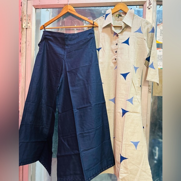 Pure cotton sharara with kurti - Picture 2 of 5